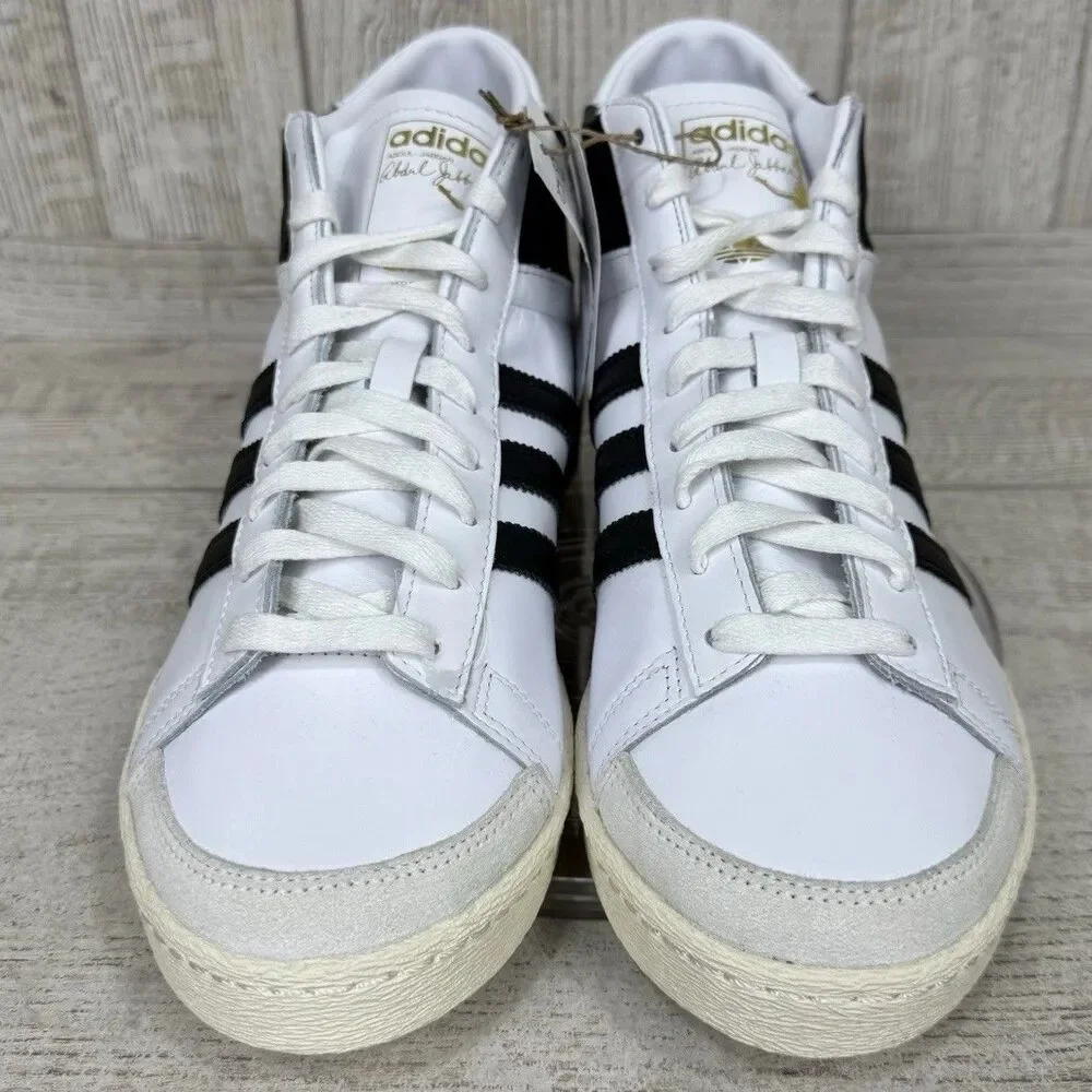 ADIDAS JABBAR HI Men’s Size 10.5 White Black JI3445 Womens Sz 11.5 Basketball